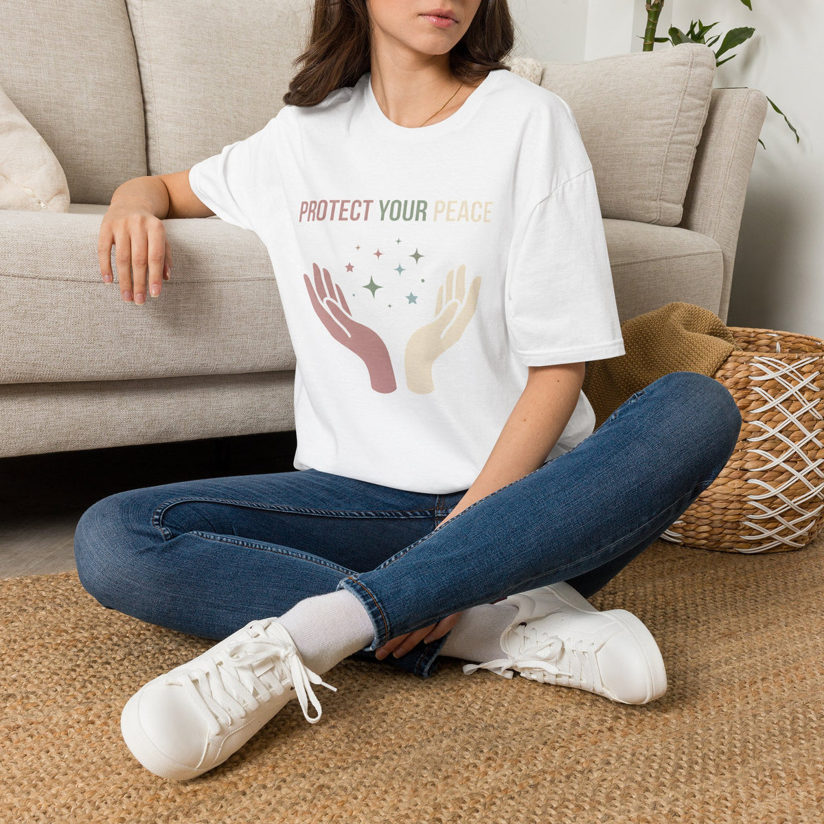 Protect Your Peace T-Shirt — Spiritual Self-Care Graphic Tee