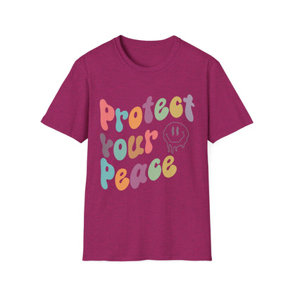 One Day At A Time T-Shirt — Retro Pink Positive Vibes Tee