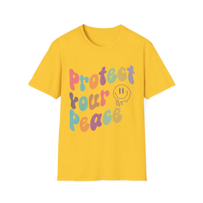 One Day At A Time T-Shirt — Retro Pink Positive Vibes Tee