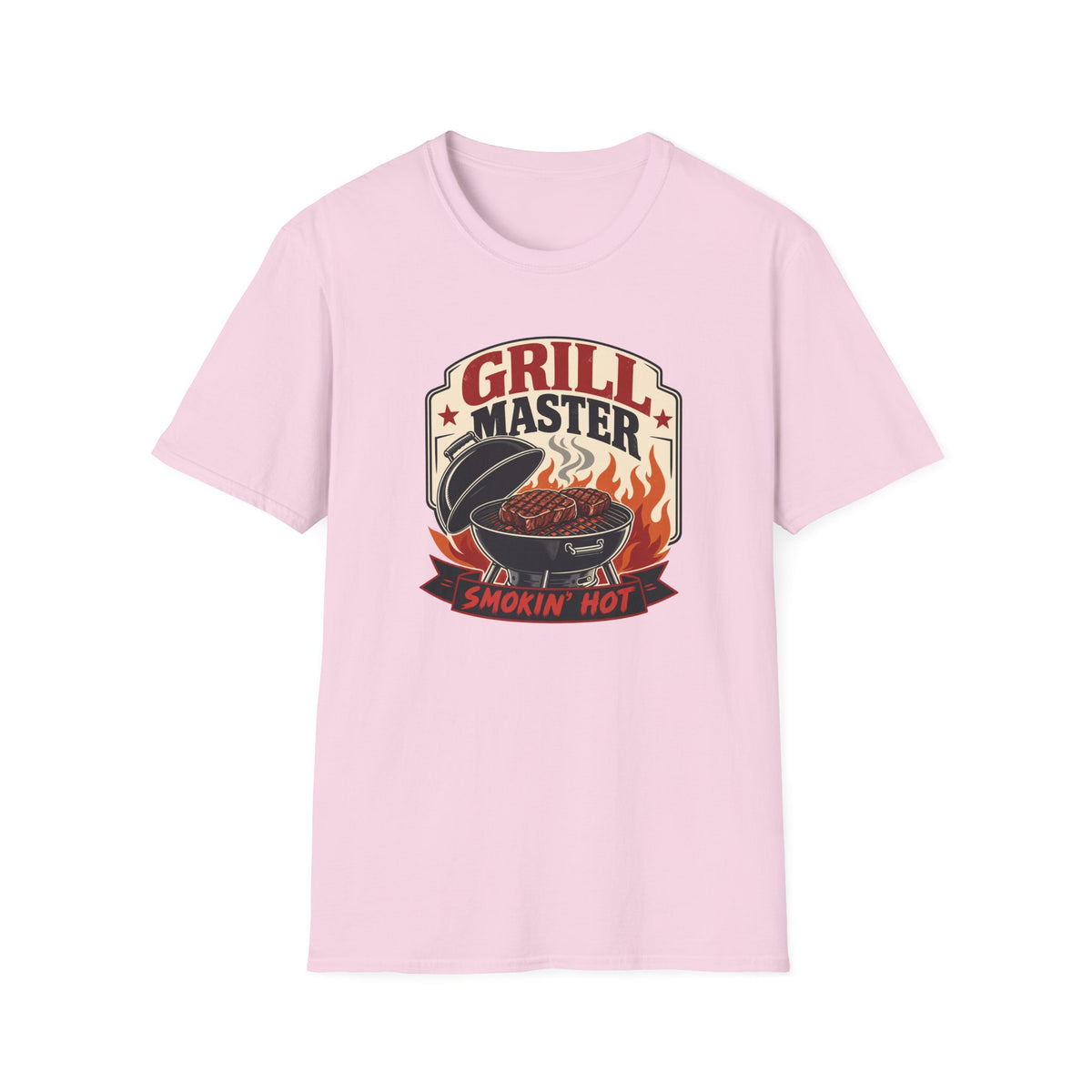 Grill Master T-Shirt — "Smokin' Hot" BBQ Graphic Tee