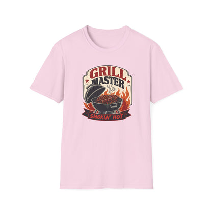 Grill Master T-Shirt — "Smokin' Hot" BBQ Graphic Tee
