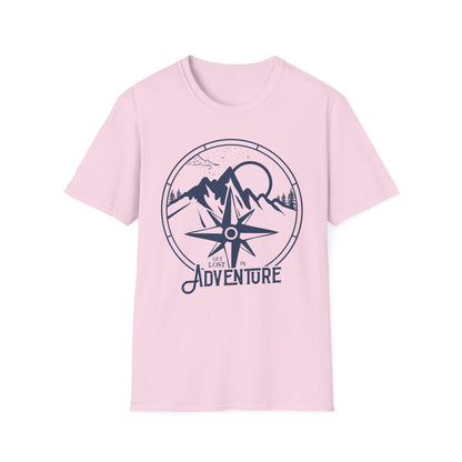 Adventure Compass T‑Shirt — Mountain Travel Outdoor Tee