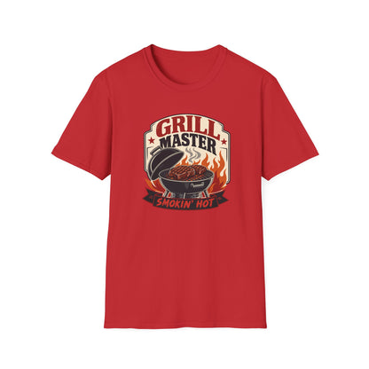 Grill Master T-Shirt — "Smokin' Hot" BBQ Graphic Tee