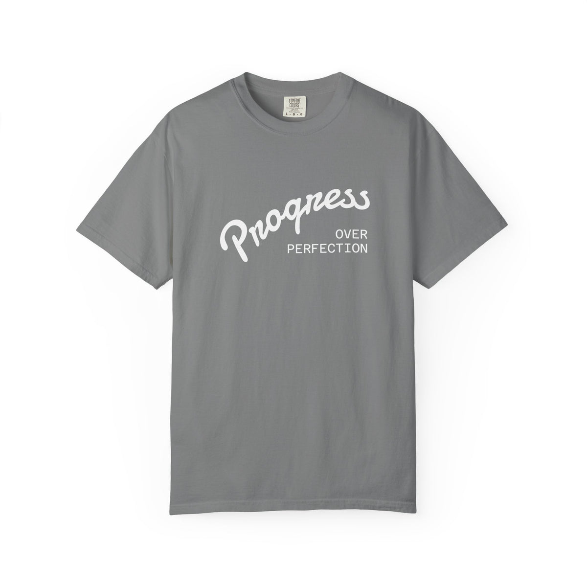 Progress Over Perfection T-Shirt — Inspirational Casual Tee