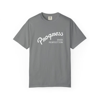 Progress Over Perfection T-Shirt — Inspirational Casual Tee