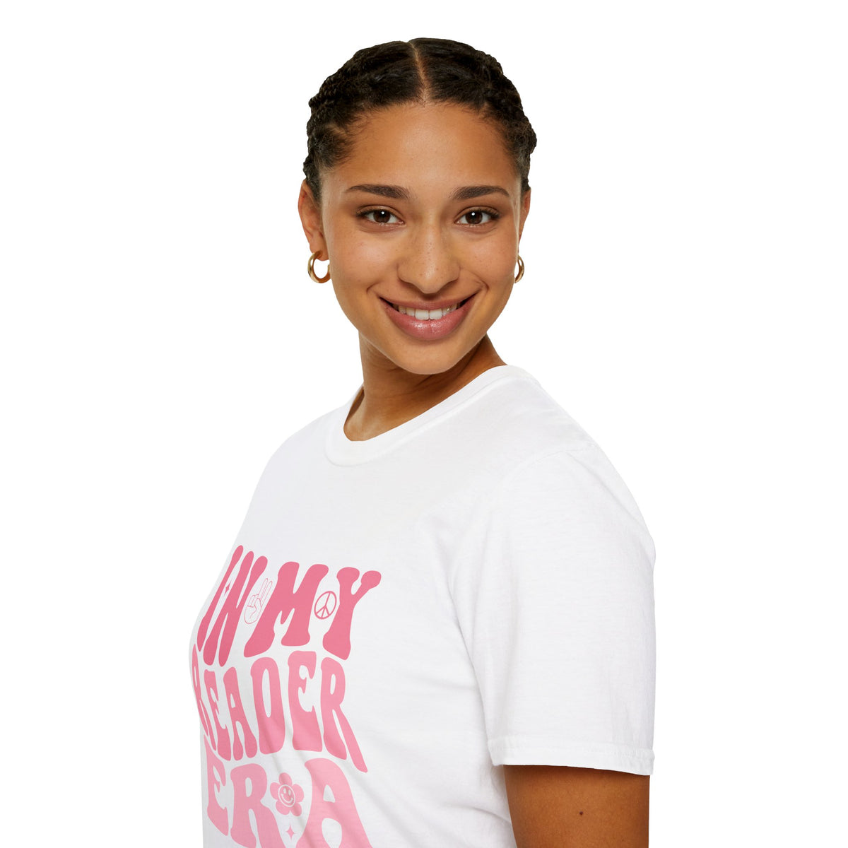 Reader Era T‑Shirt — 'In My Reader Era' Pink Retro Typography Shirt