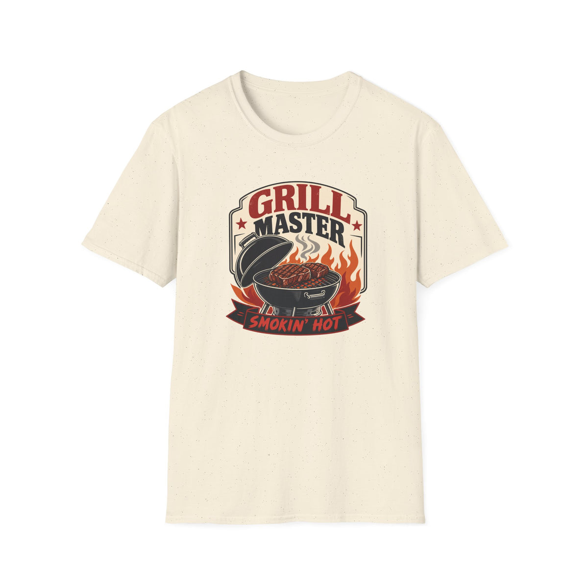 Grill Master T-Shirt — "Smokin' Hot" BBQ Graphic Tee