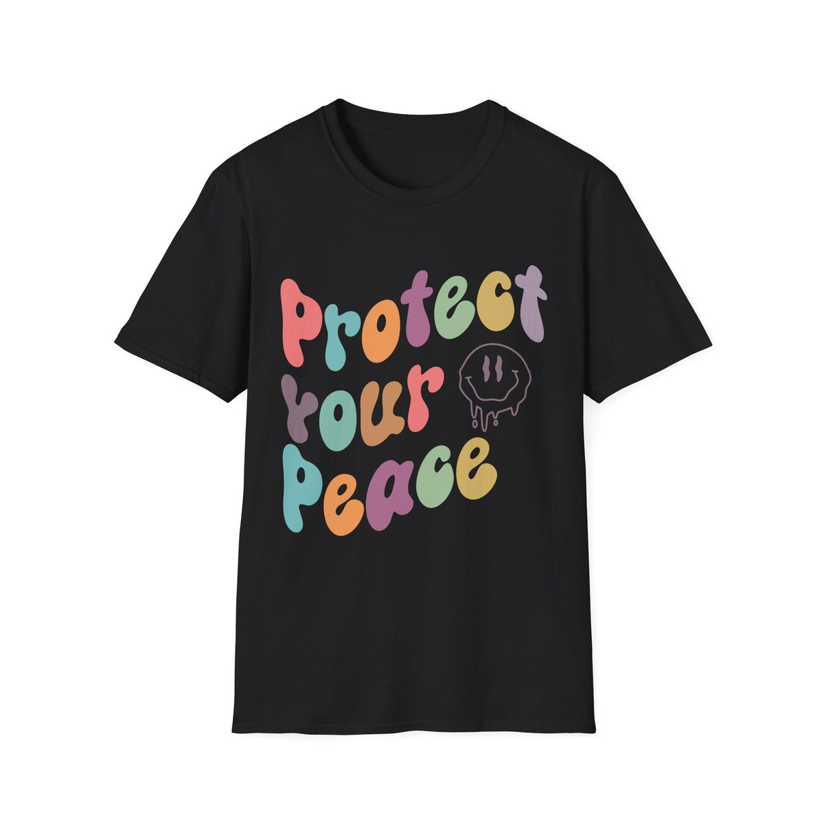 One Day At A Time T-Shirt — Retro Pink Positive Vibes Tee