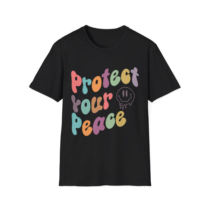One Day At A Time T-Shirt — Retro Pink Positive Vibes Tee