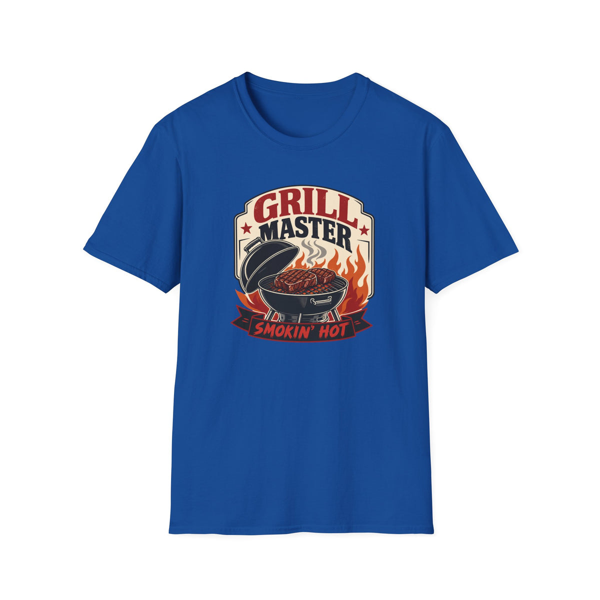Grill Master T-Shirt — "Smokin' Hot" BBQ Graphic Tee