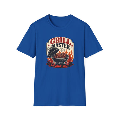 Grill Master T-Shirt — "Smokin' Hot" BBQ Graphic Tee