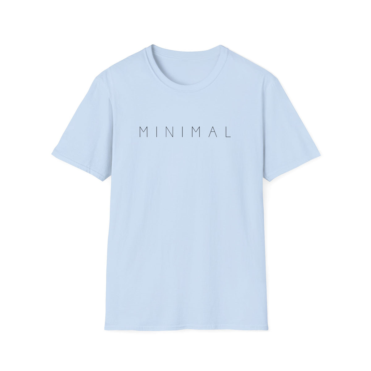 Minimal Graphic T-Shirt — Minimalist Text Tee for Everyday Casual Wear