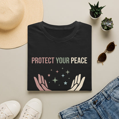 Protect Your Peace T-Shirt — Spiritual Self-Care Graphic Tee