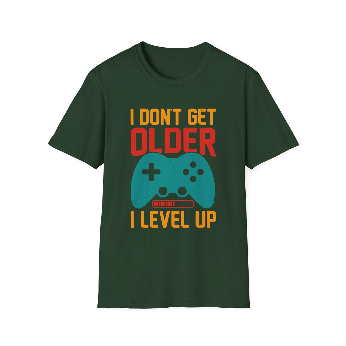 I Don't Get Older I Level Up T-Shirt — Funny Gamer Birthday Tee