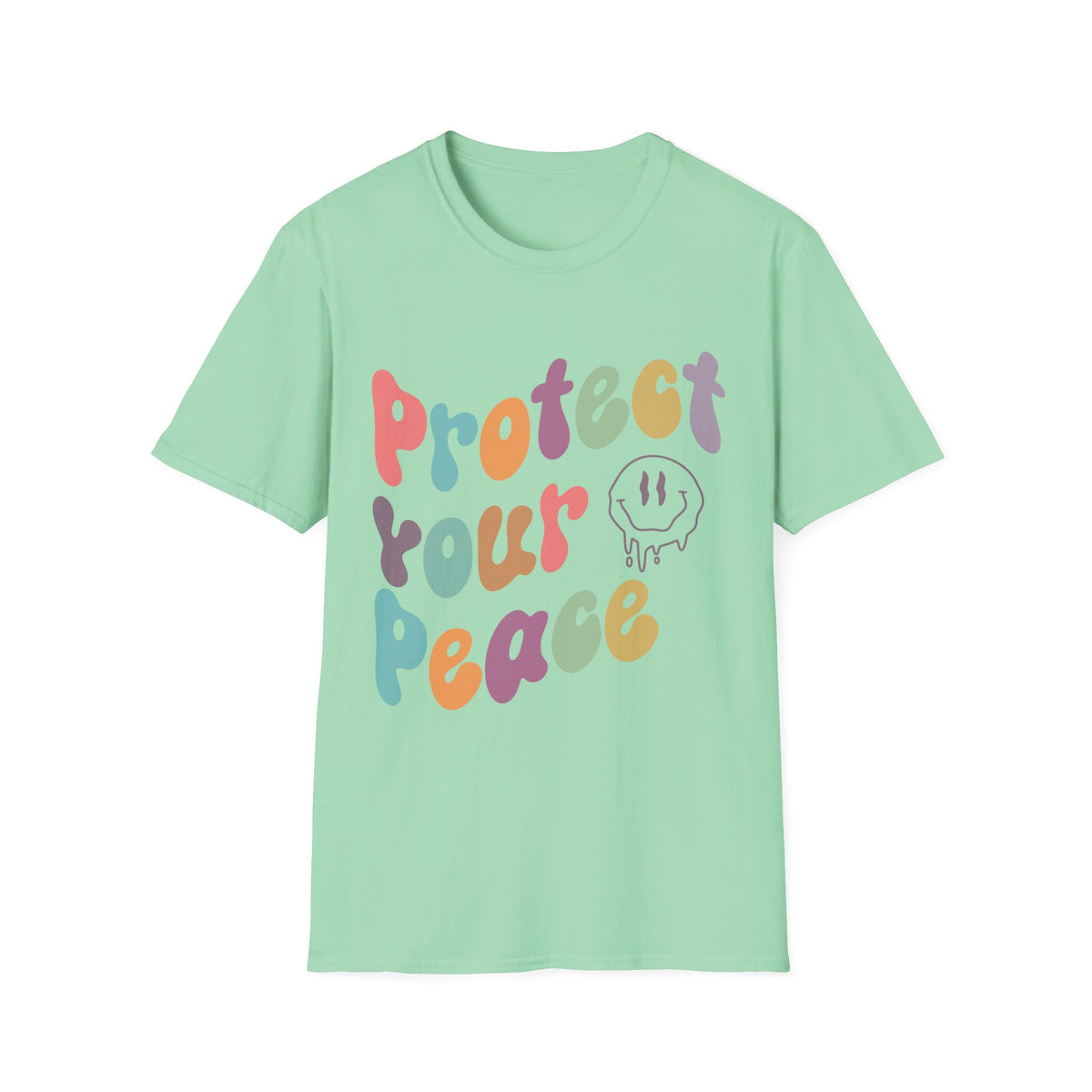 One Day At A Time T-Shirt — Retro Pink Positive Vibes Tee