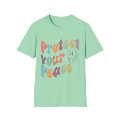 One Day At A Time T-Shirt — Retro Pink Positive Vibes Tee