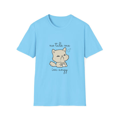 No Talk Me I'm Savvy Cat T-Shirt