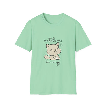 No Talk Me I'm Savvy Cat T-Shirt