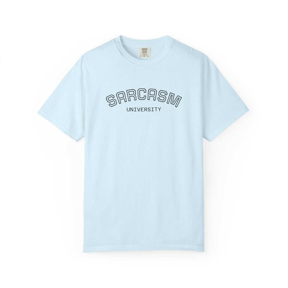 Sarcasm University T-Shirt — Funny College Style Graphic Tee