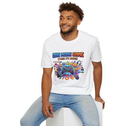 Gamer Tee "One More Game (Then I’m Done)" – Video Game Controller Graphic T-Shirt