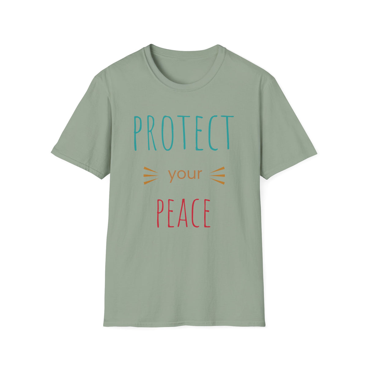Protect Your Peace T-Shirt — Calm Positive Message Tee