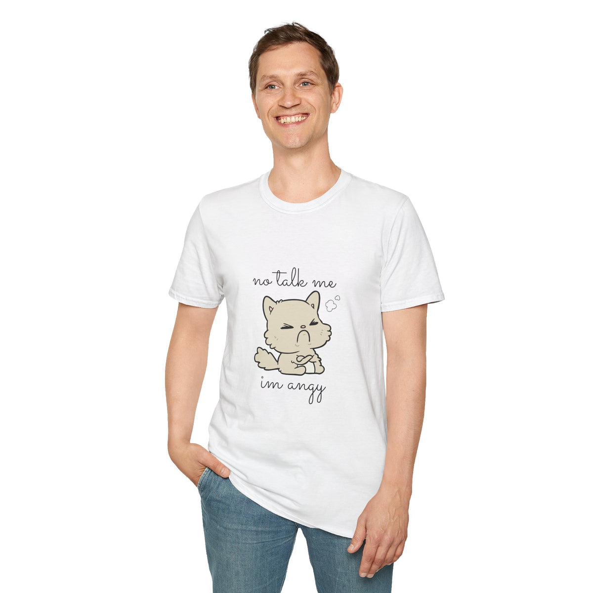 No Talk Me I'm Savvy Cat T-Shirt