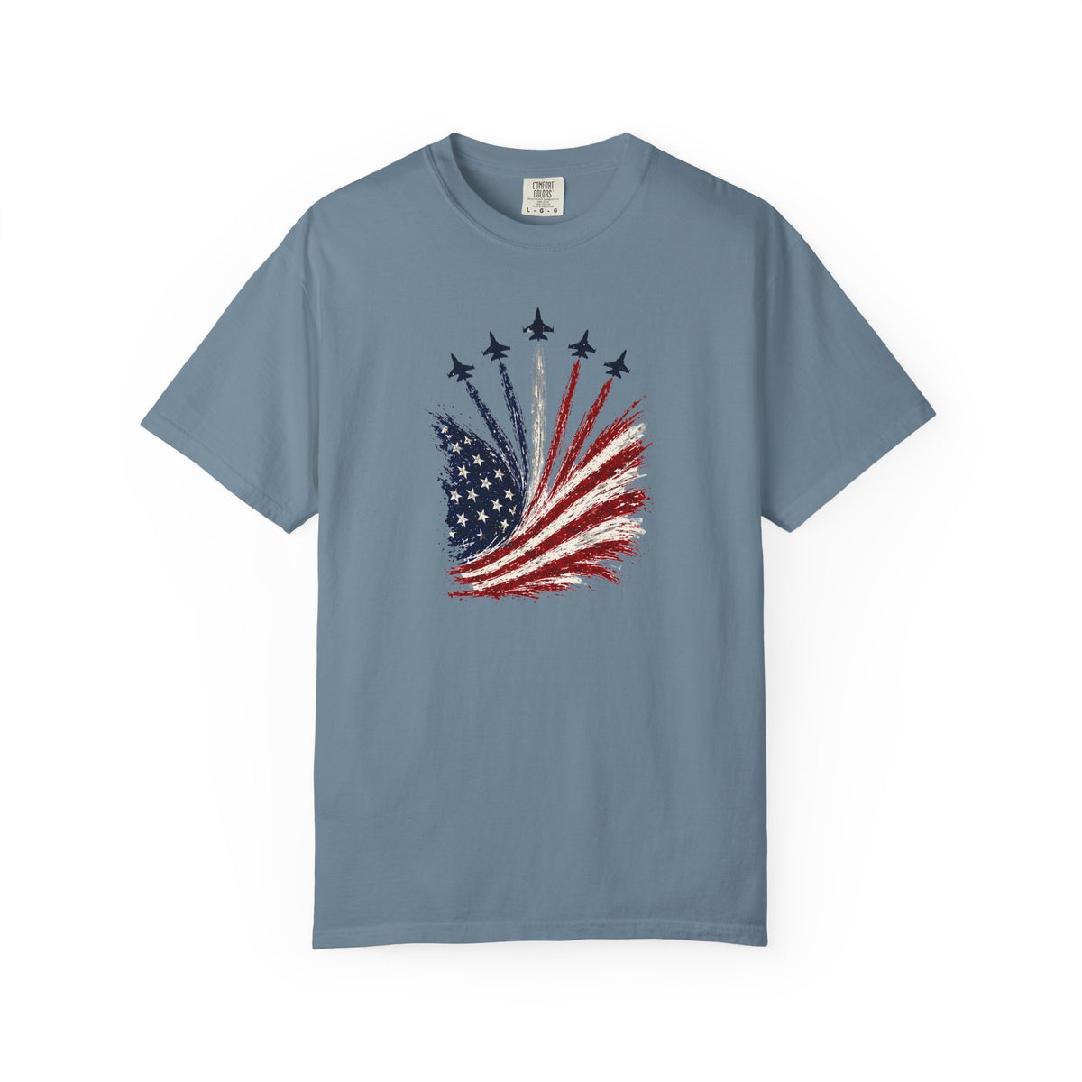 American Flag Firework T-Shirt — Patriotic Independence Day Tee
