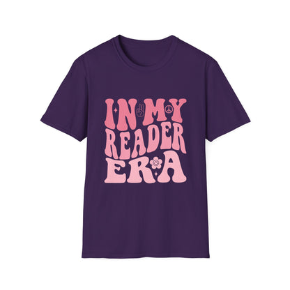 Reader Era T‑Shirt — 'In My Reader Era' Pink Retro Typography Shirt