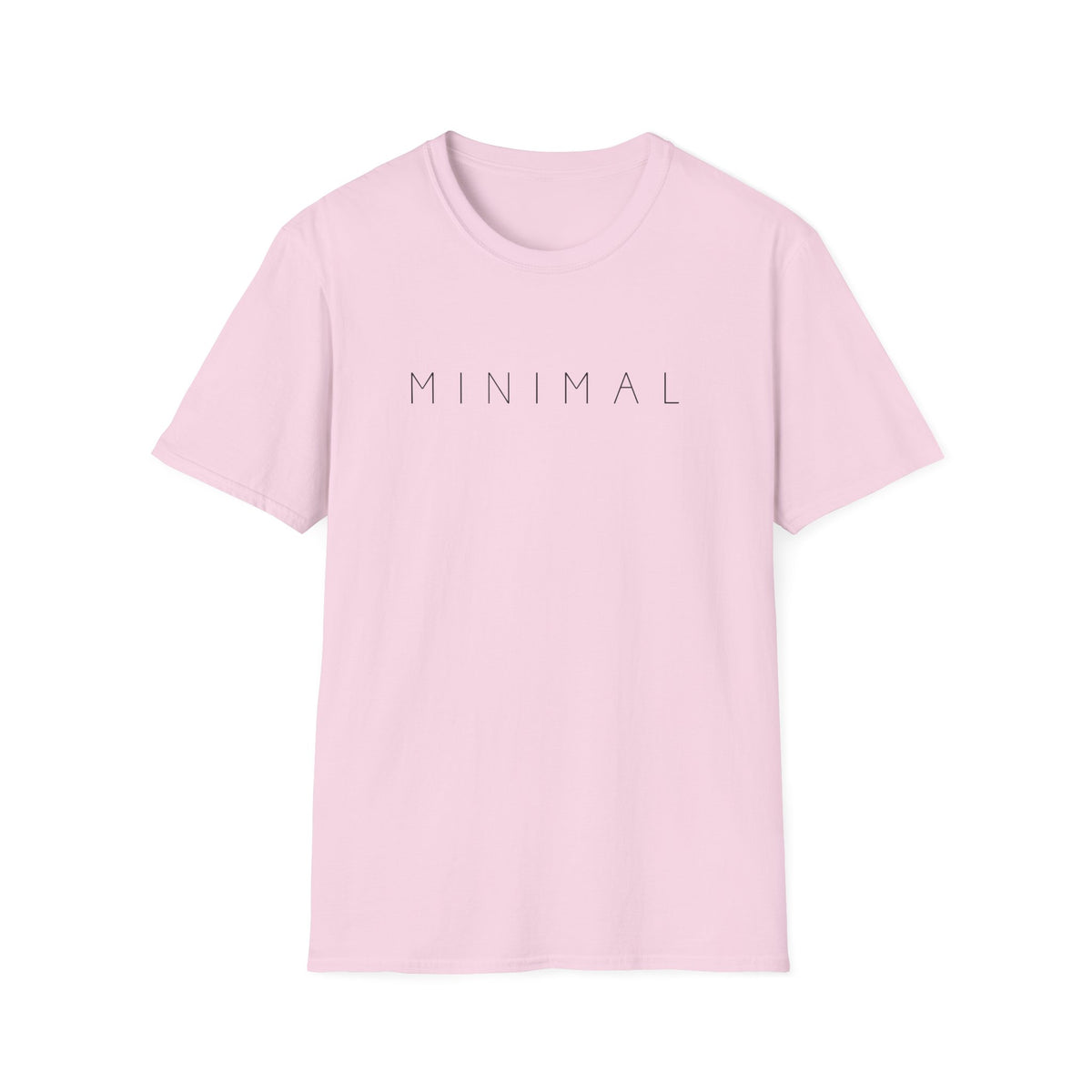 Minimal Graphic T-Shirt — Minimalist Text Tee for Everyday Casual Wear