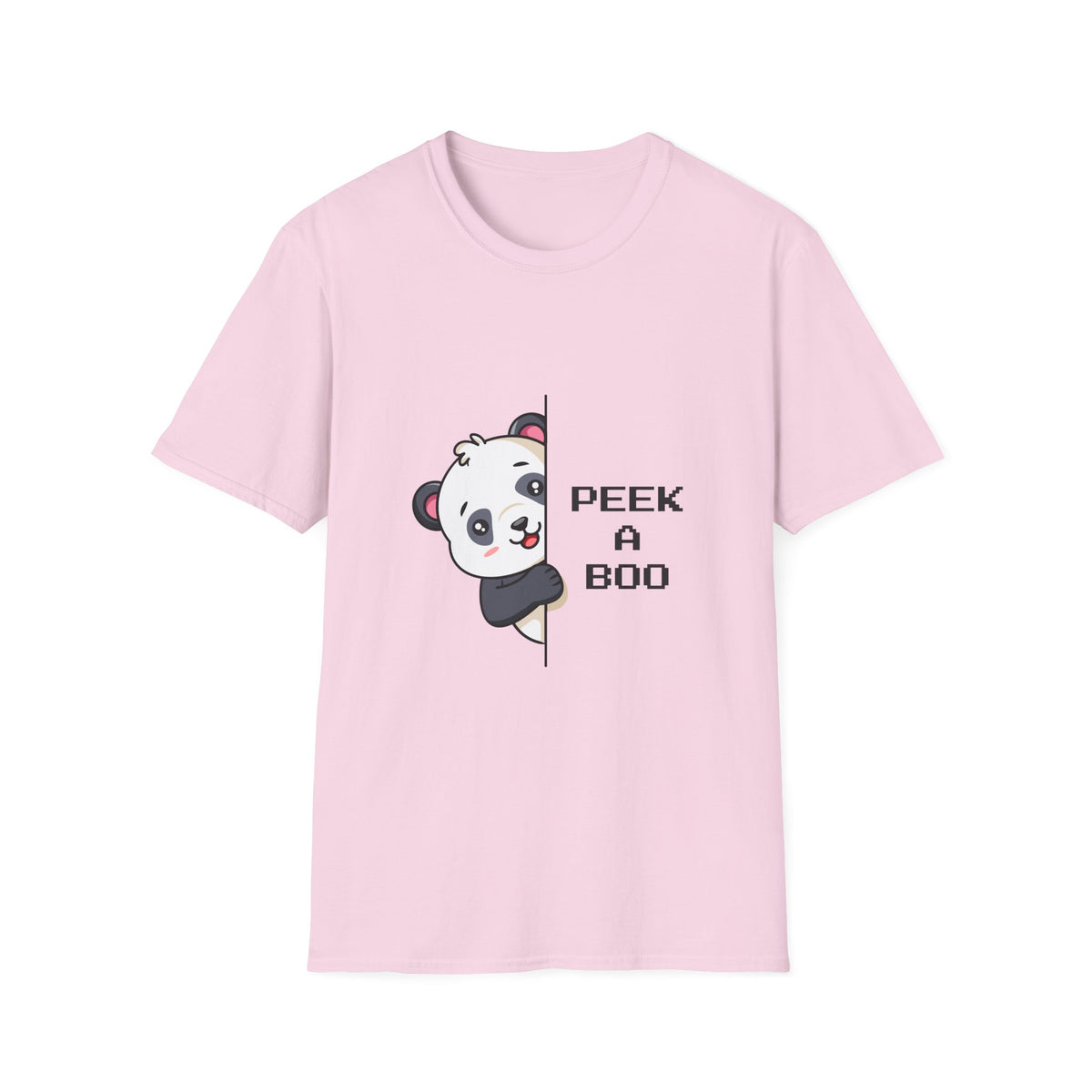 Peek-A-Boo Panda T-Shirt — Cute Peeking Bear Graphic Tee