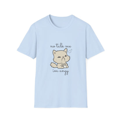 No Talk Me I'm Savvy Cat T-Shirt
