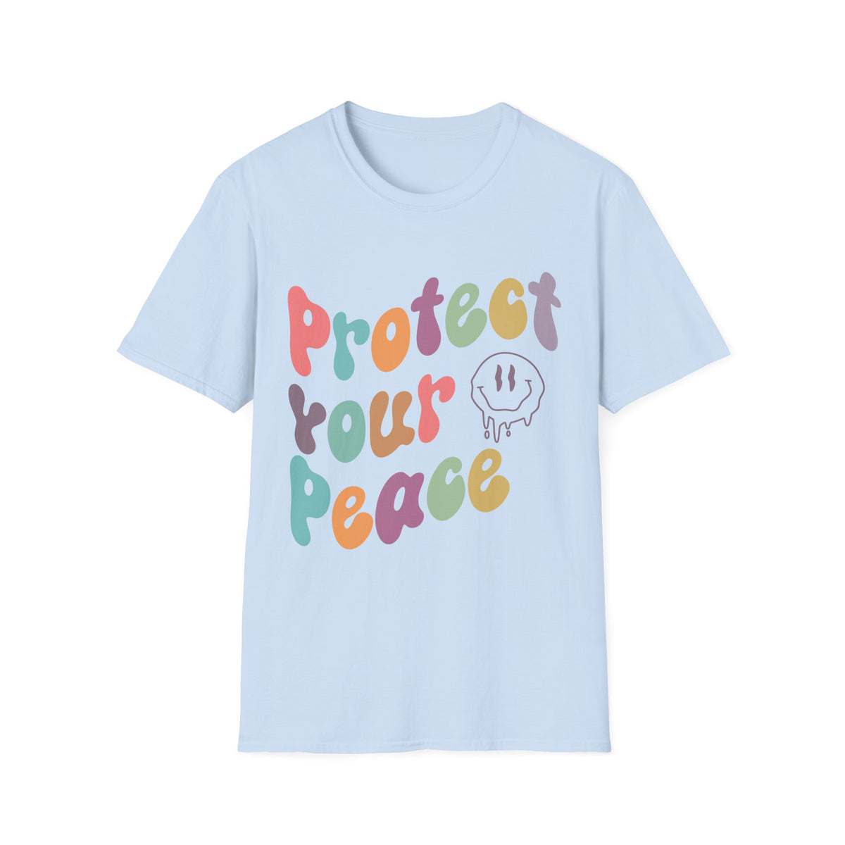 One Day At A Time T-Shirt — Retro Pink Positive Vibes Tee