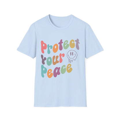 One Day At A Time T-Shirt — Retro Pink Positive Vibes Tee
