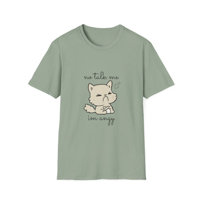 No Talk Me I'm Savvy Cat T-Shirt