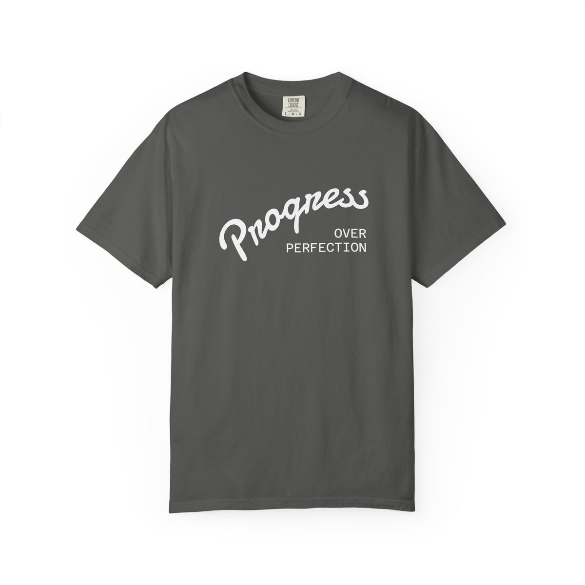 Progress Over Perfection T-Shirt — Inspirational Casual Tee