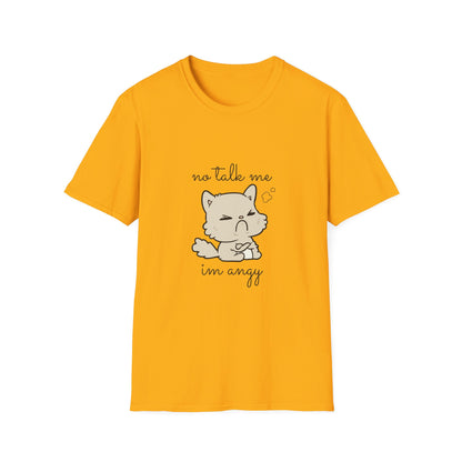 No Talk Me I'm Savvy Cat T-Shirt