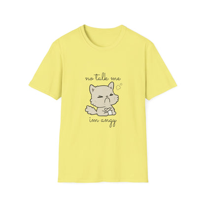 No Talk Me I'm Savvy Cat T-Shirt