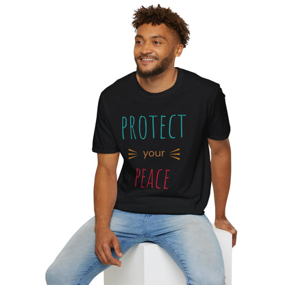 Protect Your Peace T-Shirt — Calm Positive Message Tee