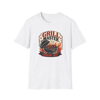 Grill Master T-Shirt — "Smokin' Hot" BBQ Graphic Tee