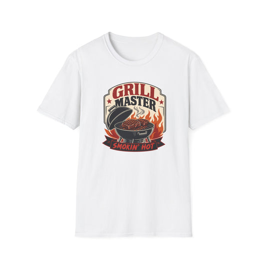 Grill Master T-Shirt — "Smokin' Hot" BBQ Graphic Tee