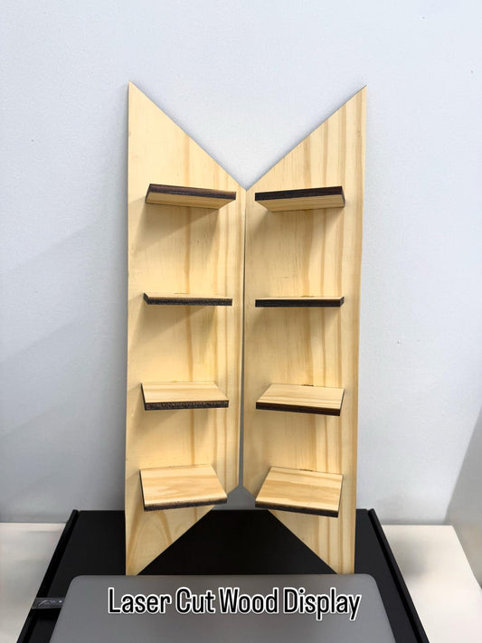 The Echo Wall Shelf: Laser-Cut Wooden Display