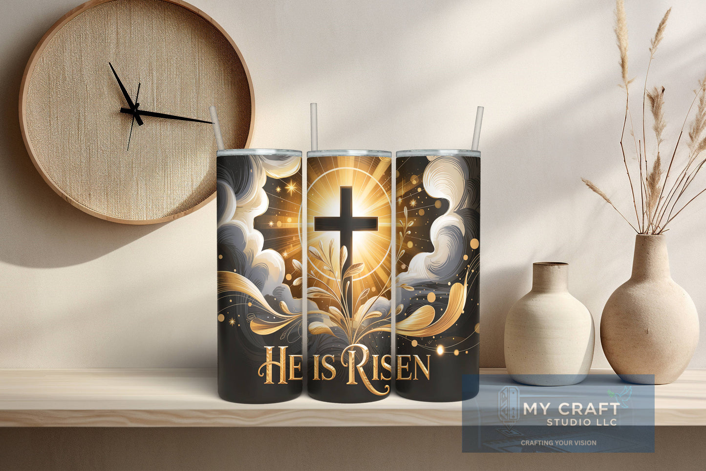 "He Is Risen" Tumbler