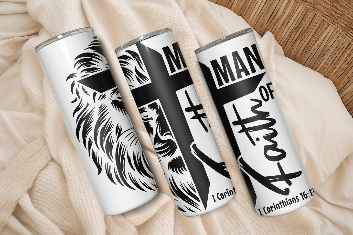 Man Of Faith Tumbler
