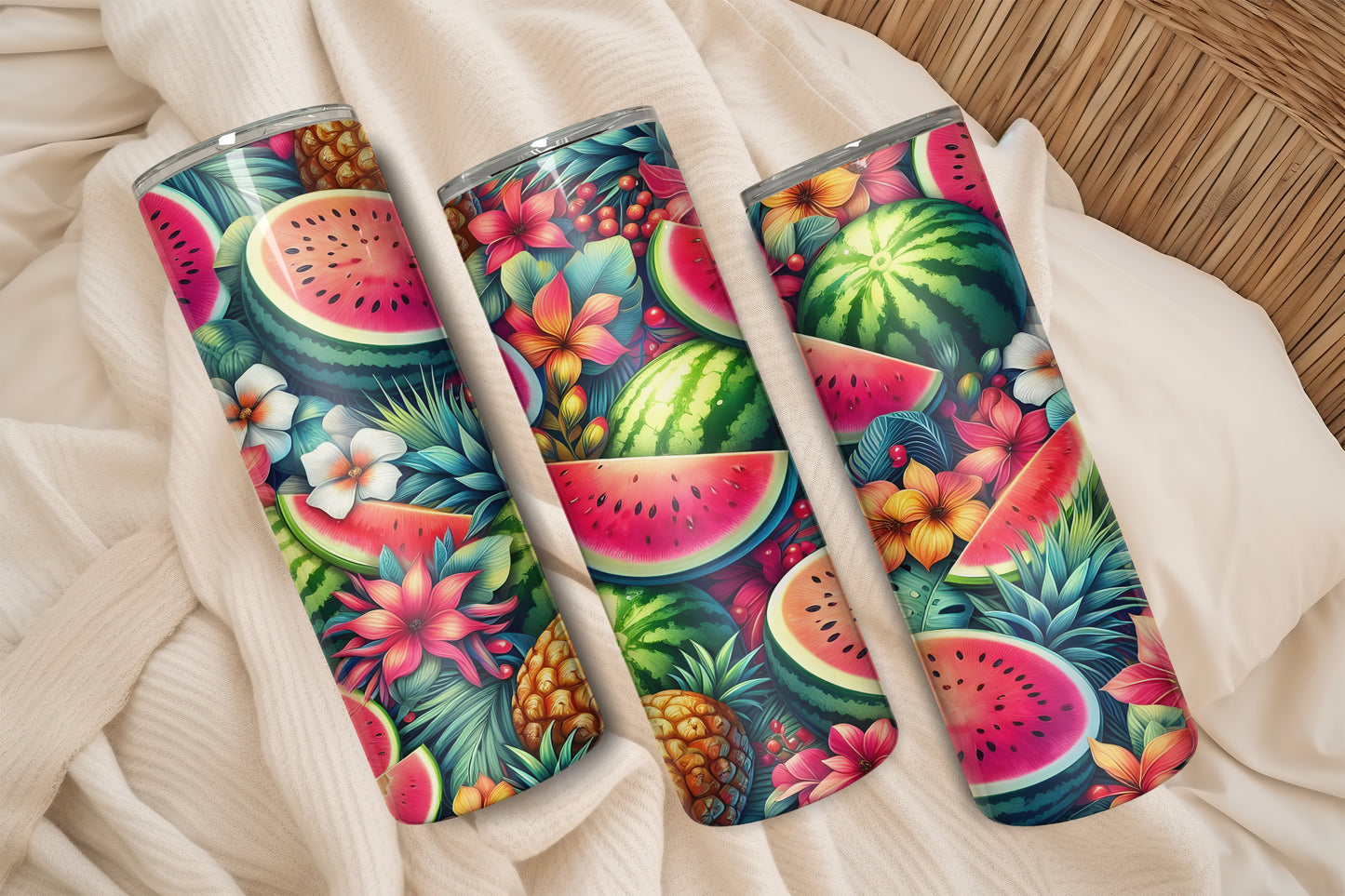 Watermelon & Tropical Fruit Tumbler