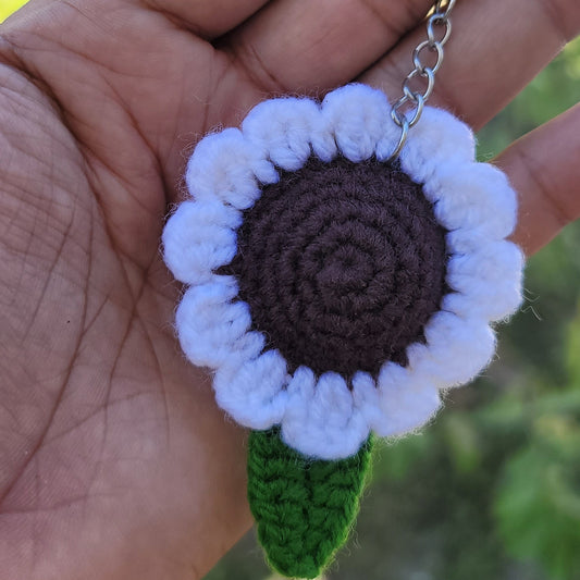 Crochet Flower Keychains